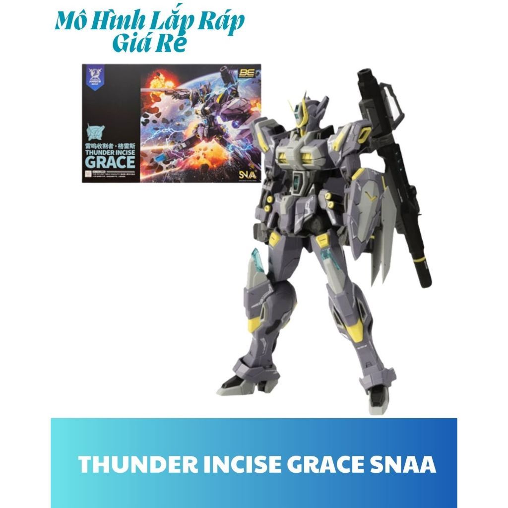X-Mô Hình Lắp Ráp RG/BE 1/144 SC-006 THUNDER INCISE GRACE SNAA - Tặng kèm decal nước