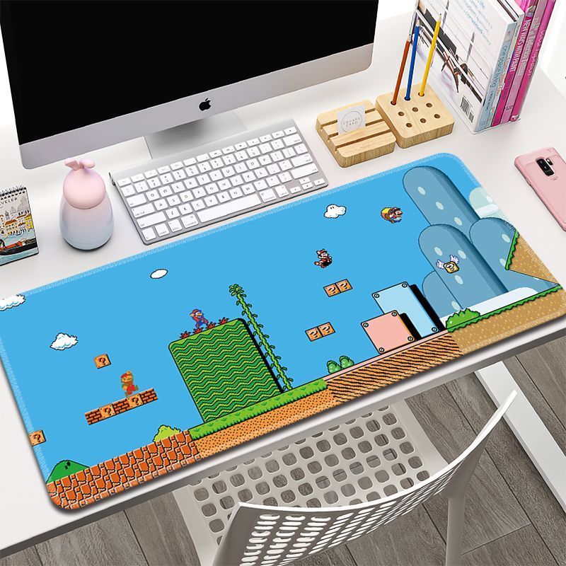 Anime Nhật Bản Mario Hoạt Hình Anime Mario Mario Mario Mario Game Mouse Pad Quá Khổ Super Mario Seam