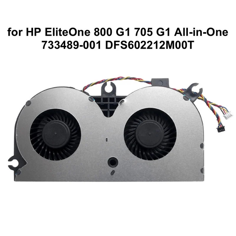 Quạt làm mát CPU AIO cho HP EliteOne 800 G1 705 G1 Tất cả trong một 733489-001 DFS602212Máy làm mát 