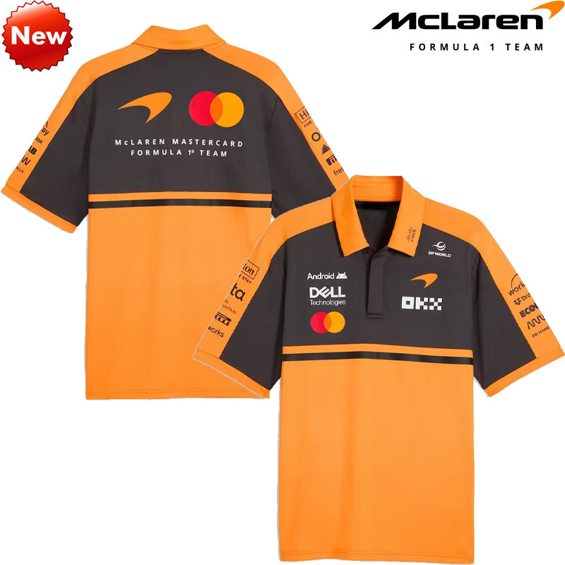 Nam Nữ 2026 Áo Sơ Mi Đua Xe Jersey f1 Mùa Hè F1 Tay Ngắn Hạm Đội Áo polo Jersey