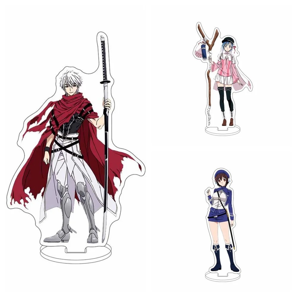 Standee Plunderer Cướp Bóc mô hình anime Licht Bach Hina mica acrylic 15cm trang trí bàn học góc làm