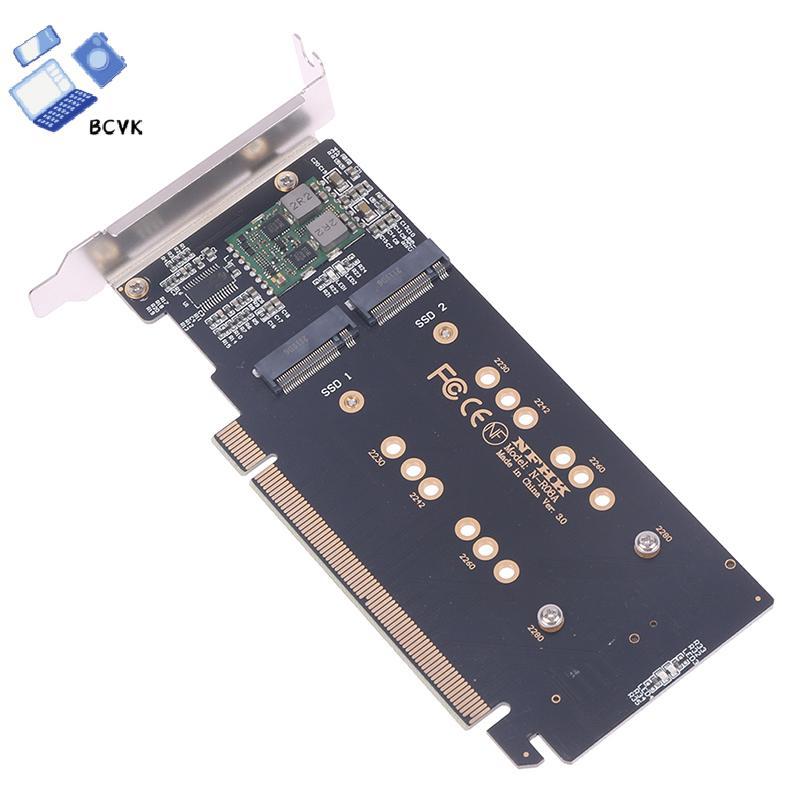 [BCVK] 1 CÁI m.2 X16 ĐẾN 4X NVME PCIE3.0 GEN3 X16 ĐẾN 4 * NVME THẺ RAID PCI-E VROC RAID Hyper M.2X16
