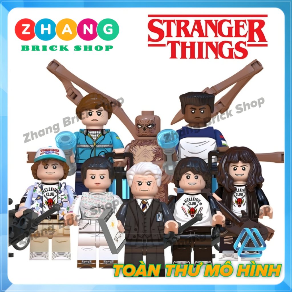 Mô hình nhân vật Stranger Things cậu bé mất tích Mike Dustin Eddie Eleven Max Lucas Vecna LG1007 Zha