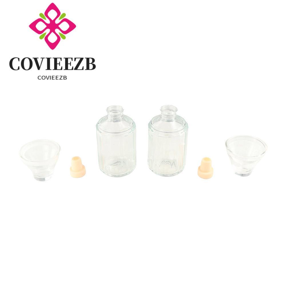 Bình đựng rượu whisky COVIEEZB, Bình đựng rượu trong suốt Mini, Barware 100ML Chai rượu thủy tinh dễ