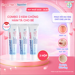 Combo 3 Kem Chống Hăm BEPANTHEN Balm Dạng Kem Mỡ Tuýp 30G x3