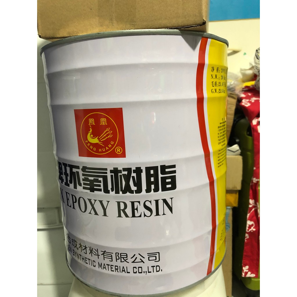 Keo Epoxy Resin Keo Hải Thuyền - Nhựa Epoxy E44 - Phoenix Resin bộ 5Kg ĐDG
