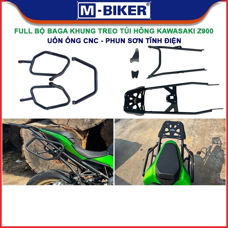 Baga Kawasaki Z900, Baga khung treo túi hông dành cho Kawasaki Z900 chính hãng MBIKER