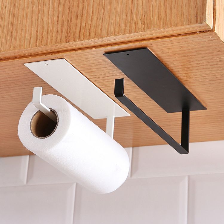 Popular~Large square storage rack for home bathroom, kitchen paper towel holder, no-drill wall-mount