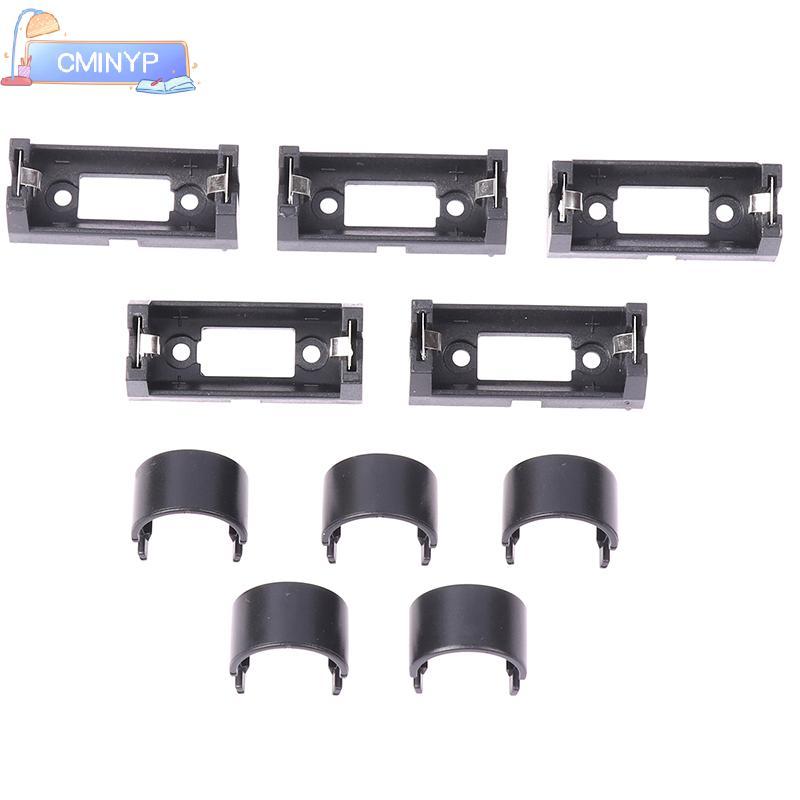 CMINYP 5 Chiếc Cắm CR123A Pin 16340 Hộp Pin LIR123A Hộp Bảo Quản Pin CR123A Vỏ Pin Cho PCB DIY null