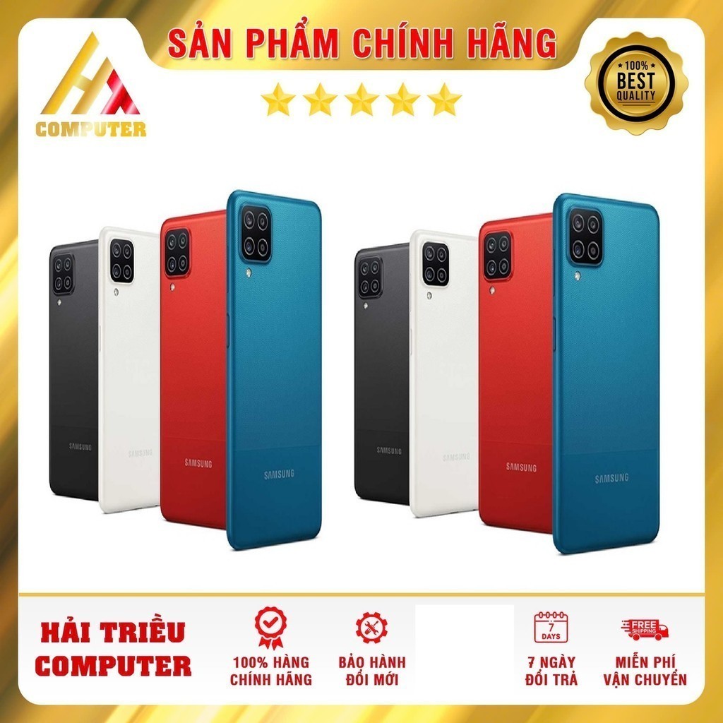 Điện thoại Samsung Galaxy A12 2sim ram 4G/128G máy Chính Hãng, Chiến Game nặng mượt
