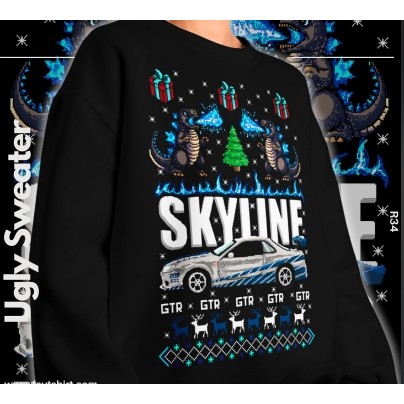 Áo dài tay Nissan Skyline R34