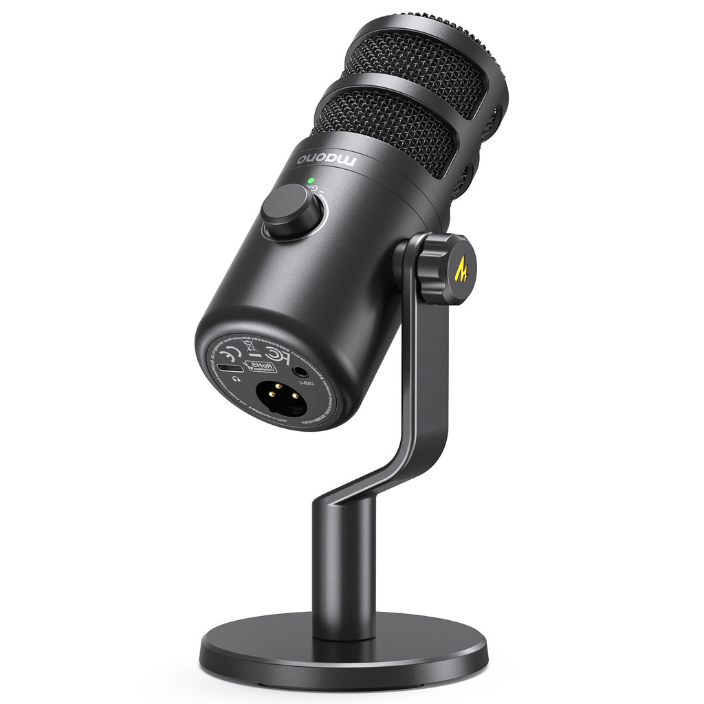 Maono PD100 Micro USB Mic động Podcast Mic Máy tính Mic Podcast Micrô động Podcast Micrô có Mic Gain