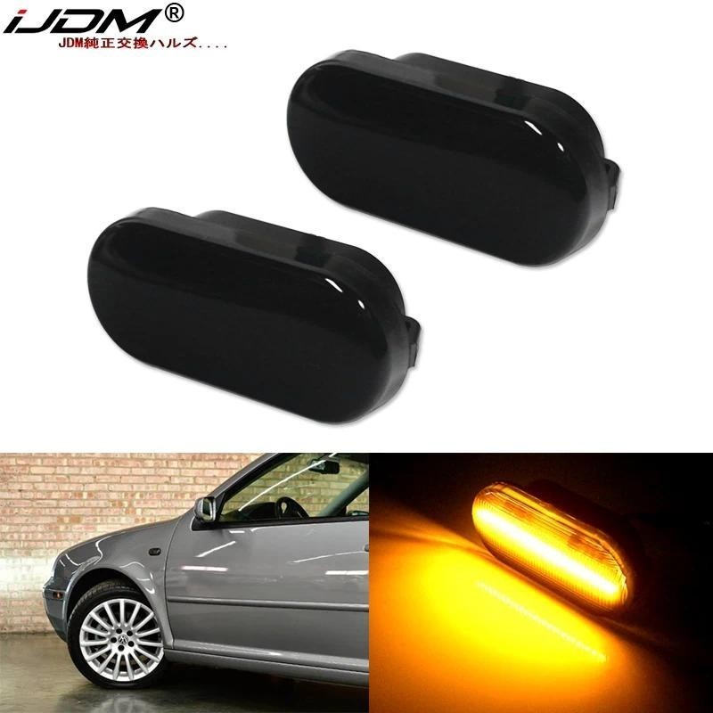 IJDM Canbus Hổ Phách Màu Vàng Khói Bên Đèn Báo Rẽ Đèn led Cho VW Bora Golf 3 4 Passat 3BG Polo SB6 1