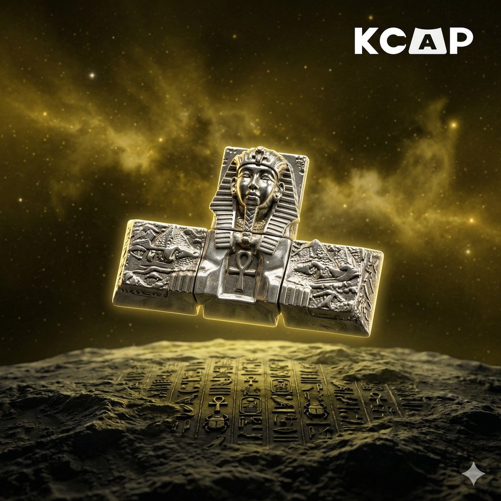 Keycap Artisan 4 Phím Điều Hướng Kim Loại Ai Cập Cổ Đại Cao Cấp | KCAP - World of keycaps