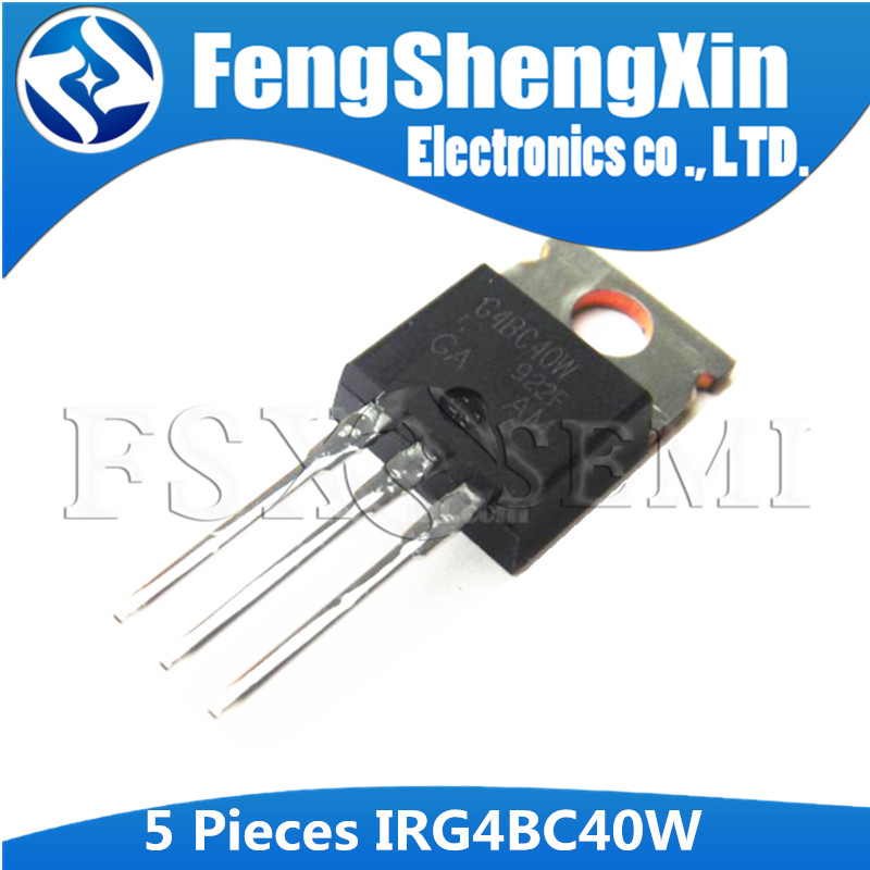 5 IRG4BC40W TO220 G4BC40W TO-220 IRG4BC40 IGBT 600V 40A Transistor