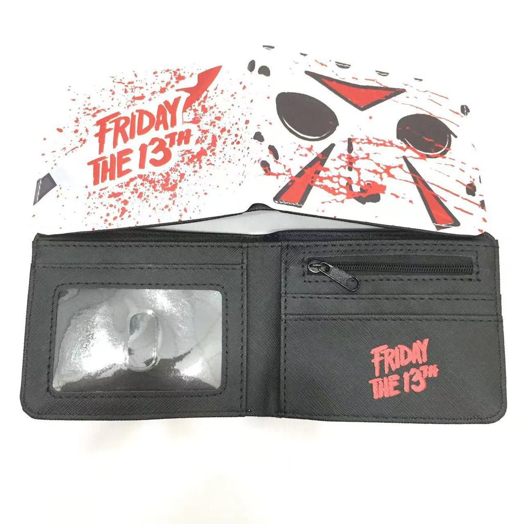 Ví PU Anime Ví Ghost Baby Return Black Friday Ghost Street Wallet GKNI