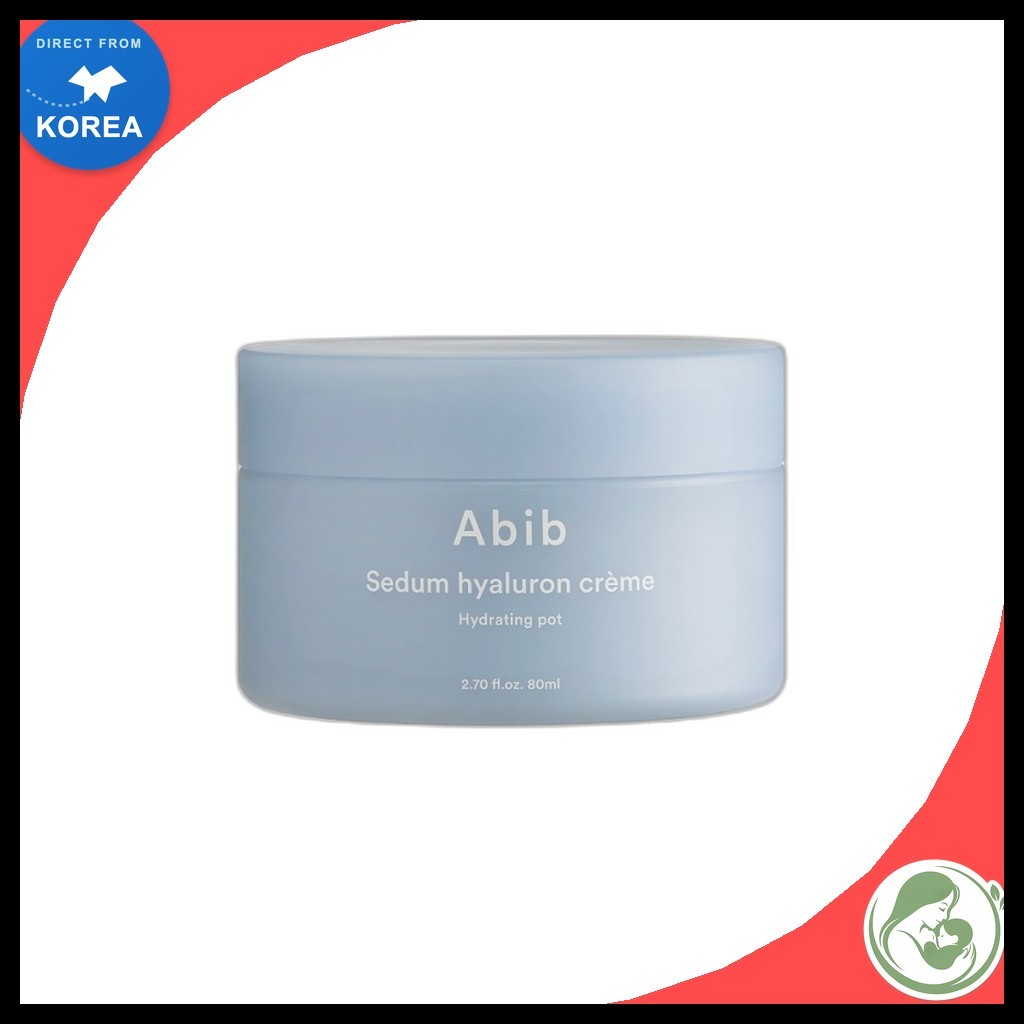 [Abib] Chậu dưỡng ẩm Sedum Hyaluron Creme 80ml / Creme Hàn Quốc / Họa tiết nhẹ / Chính hãng 100% của