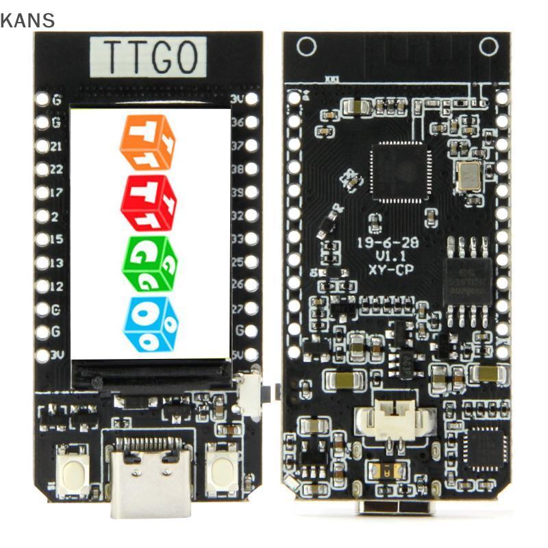 Kans T-Display ESP32-D0WD CH9102 Chip 16MB WiFi Và Bảng Phát Triển Mô-đun có thể gập lại Điều Khiển 