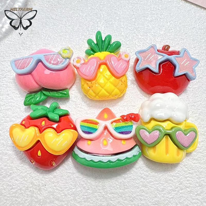 Vàng 10 Chiếc Trang Sức Nhựa Kawaii Nhiều Màu Sắc cho Đồ Thủ Công DIY - Việt Nam