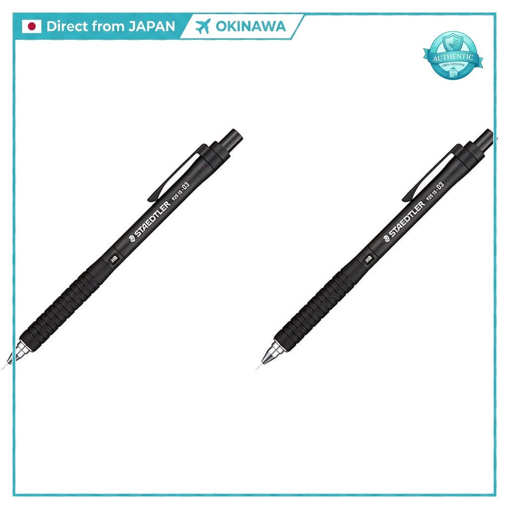 "Staedtler 925 Drafting Mechanical Pencils, 0.3mm to 0.9mm, Black – Precision Writing Tools for Arti