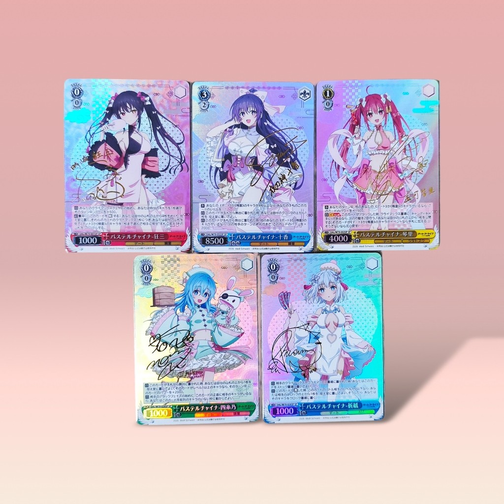 Hẹn Hò Trận Tokisaki Crazy Three Gilding diy Card Goddess Board Game Phiên Bản Nhật Bản Anime Board 