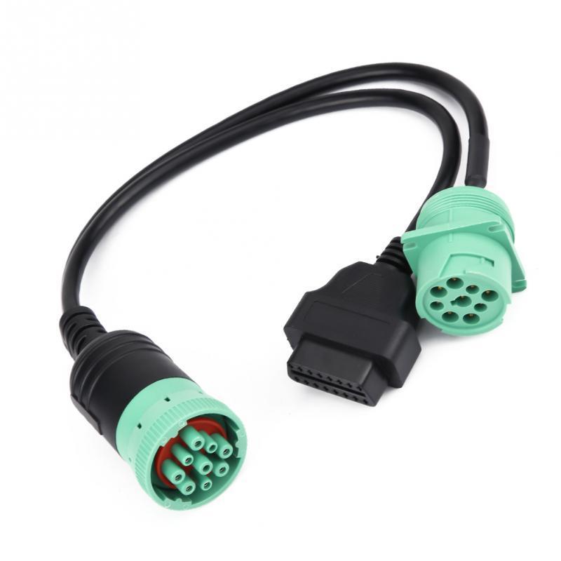 Bộ chuyển đổi cáp Y 9 chân sang OBD2 OBDII 16Pin SAE J1939
