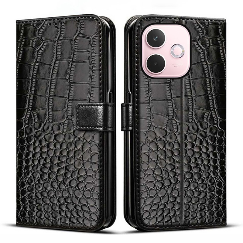 Dành Cho OPPO A5i Pro 4G Ốp Lưng Ví Đựng Thẻ Đứng Từ Tính Lật Bao Da Dành Cho OPPO A5m 4G Ốp Lưng Đi