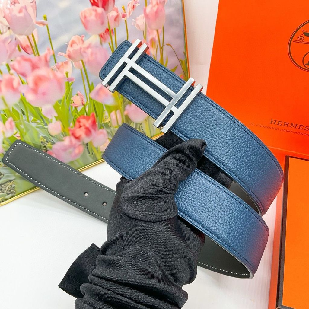 Hermes1987 Thắt Lưng Nam Da Bò, Thiết Kế Mới, Phù Hợp Công Sở