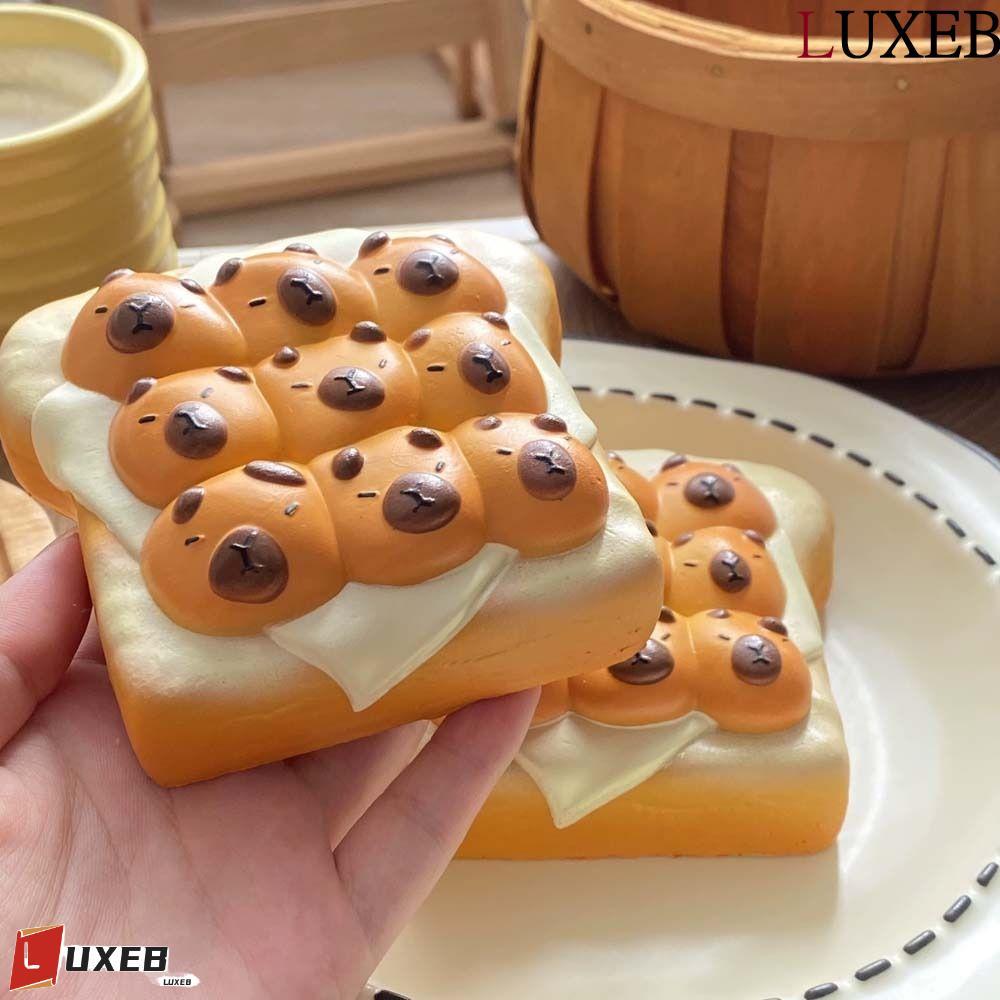 LUXEB Squishy Capybara Toy, Đồ chơi bóp bánh mì phục hồi mềm mại thư giãn tay, Đồ chơi Kawaii Fidget