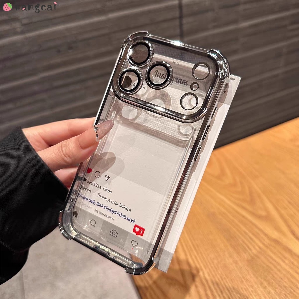 Dành Cho Realme 15 GT8 GT7 C85 GT 8 7 Pro 15T 15X 12 Lite C67 Neo 7 V60 Realme15 Vỏ Điện Thoại Mạ Bạ