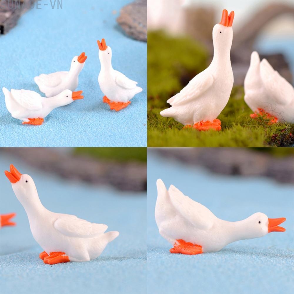 【SUNAGE】Farm Animal Ornaments Adorable Goose Figurines for Lawn and Landscape Decoration【HOT Fashion