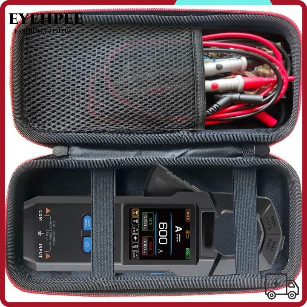 EYEHPEE Mang theo, Máy đo kẹp lót xốp vỏ cứng, Túi bảo vệ chống sốc đa năng chuyên nghiệp để bảo vệ 