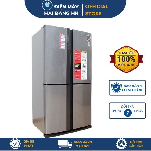 Tủ lạnh Sharp Inverter 626 lít SJ-FX630V-ST Điện Máy Hải Đăng HN