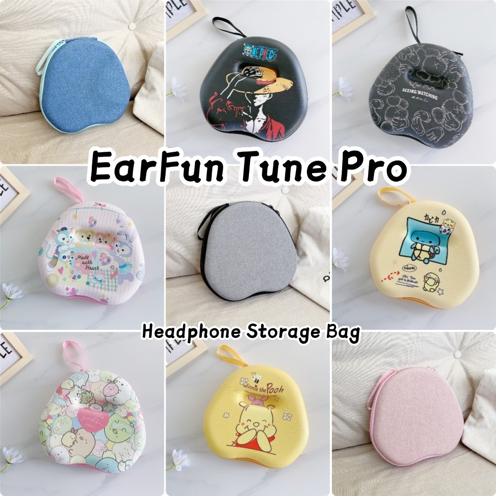 [Giao hàng nhanh] Dành cho hộp đựng tai nghe EarFun Tune Pro Phim hoạt hình thú vị Vỏ bọc tai nghe E