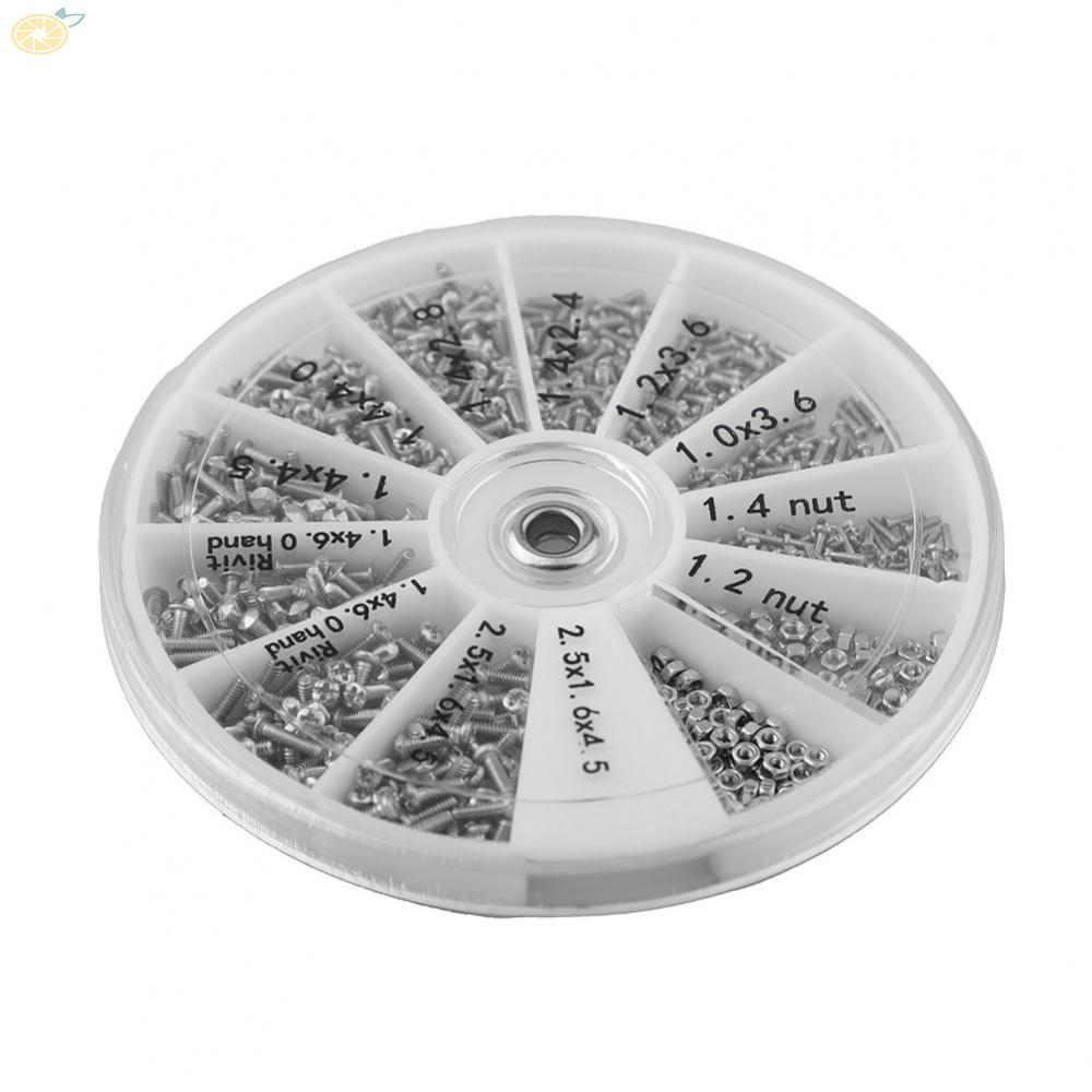 Bộ 120 Ốc Vít Và Hạt Nhỏ Cho Đồng Hồ Khung Kính Bộ Sửa Chữa Điện Thoại Di Động