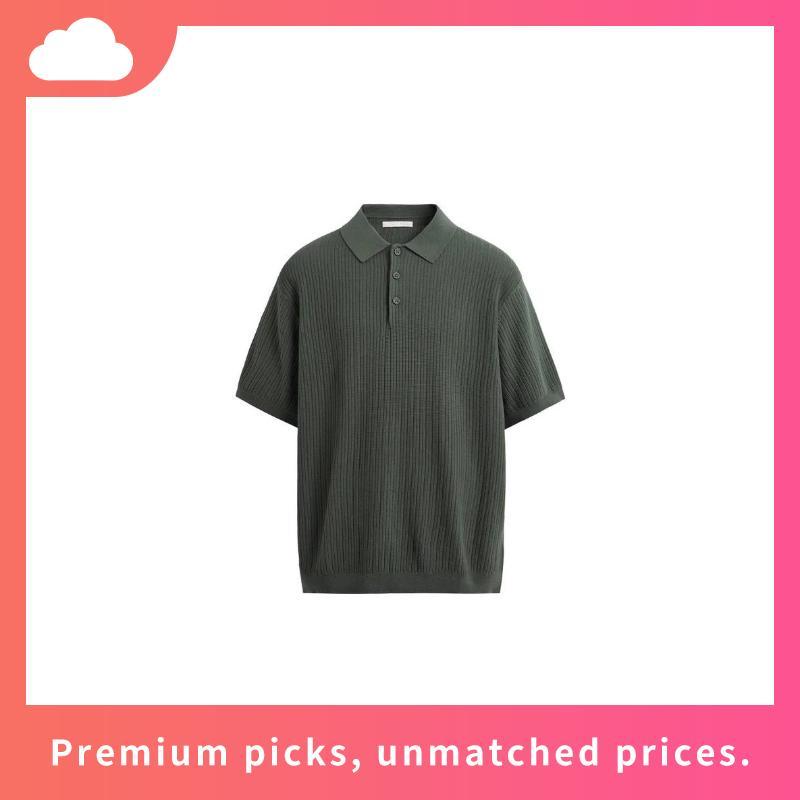 Áo thun polo ngắn tay vân dệt kim LADOS-9187 form basic sang trọng thanh lịch, phong cách quý ông