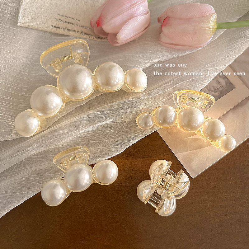 kẹp tóc ngọc trai kẹp tóc mái nữ Kẹp tóc ngọc trai khí chất thanh lịch Kẹp tóc gãy đầu công chúa kẹp