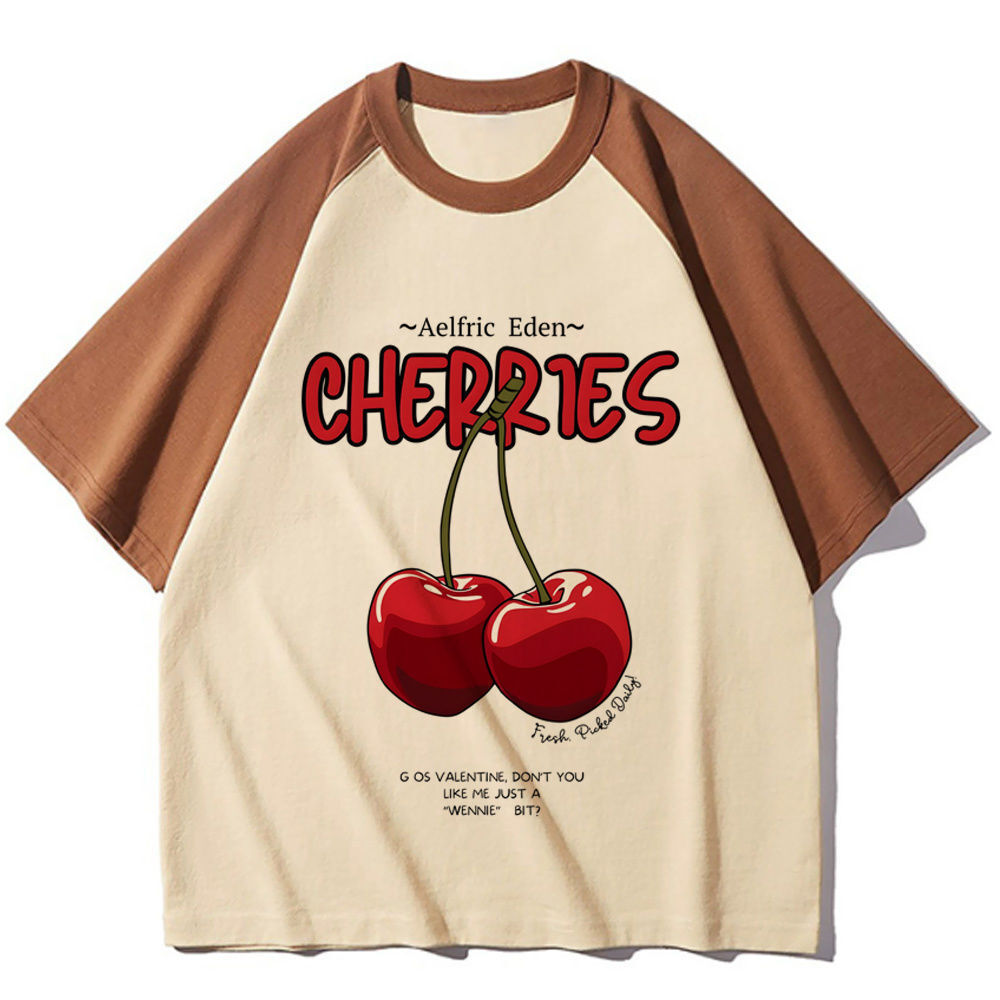 Áo thun anh đào nữ Grunge anime Pastel Đồ họa thoải mái Áo thun Gothic thập niên 2000 dạo phố Hợp th