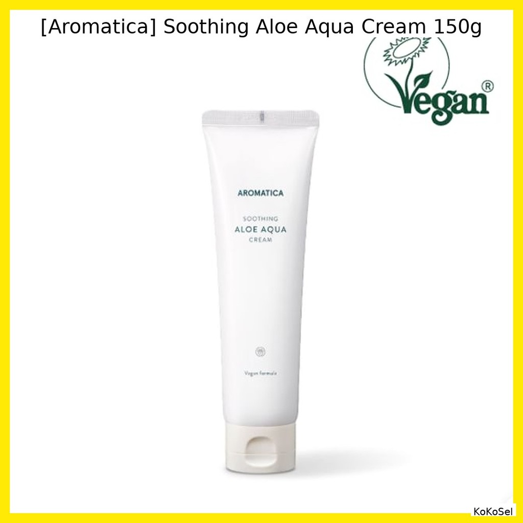 [Aromatica] Kem dưỡng da lô hội làm dịu 150g / Kem dưỡng ẩm lô hội Hàn Quốc / Chính hãng 100% của Ko