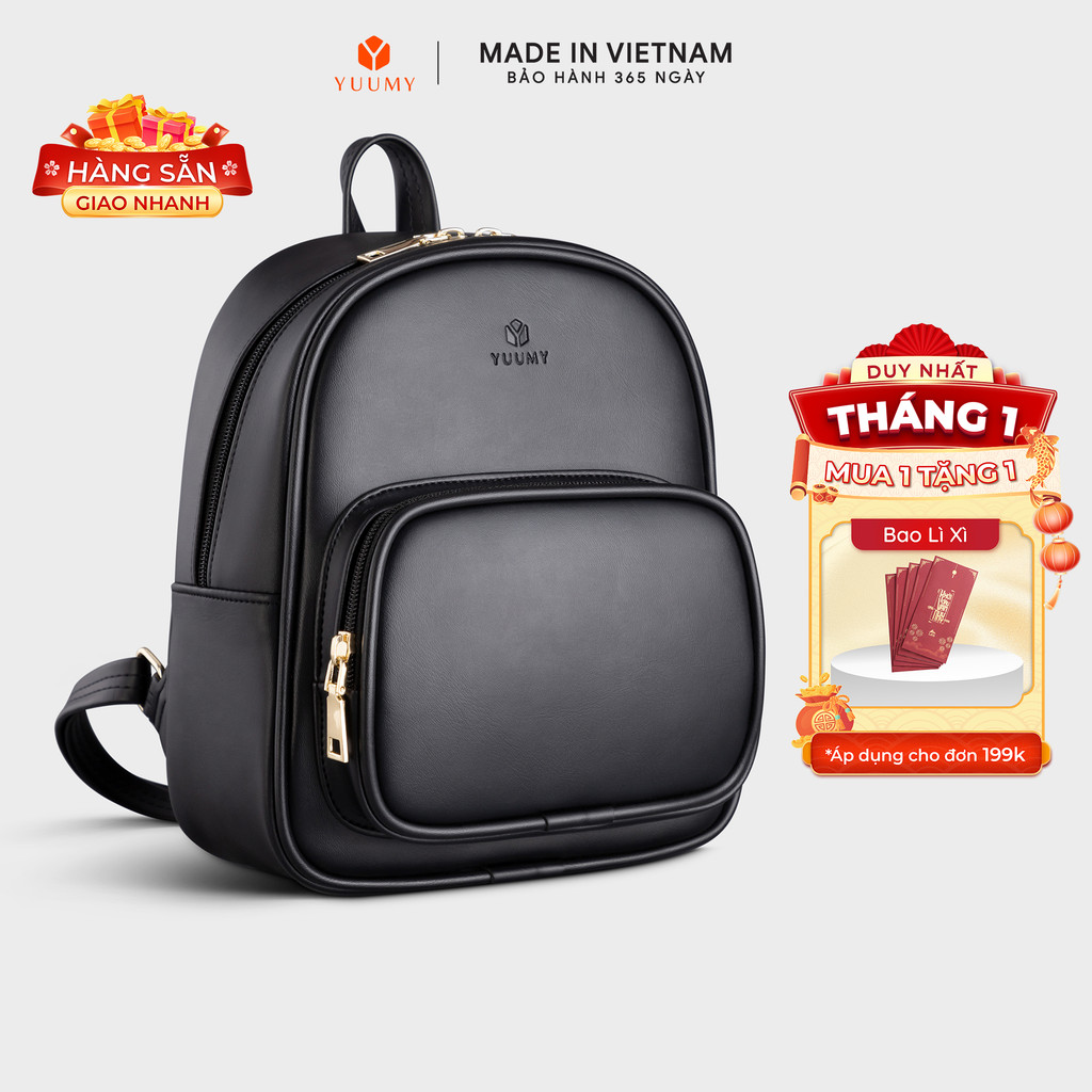 Balo Yuumy (Thời trang nữ cỡ trung - Balo da Liberal YBA55) Bagsmart