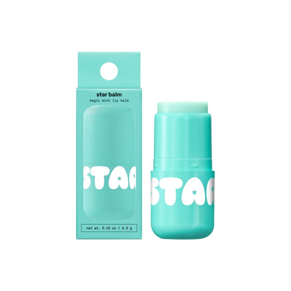 Starface Star Balm Magic Mint, Kem dưỡng ẩm môi dưỡng ẩm với bơ hạt mỡ, bơ ca cao và dầu dừa, Hương 