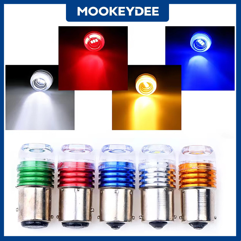 4 1156 BA15S 1157 BAY15D Đèn Nhấp Nháy Đỏ 5730 DC 12V Đỗ Xe Ngược LED Thân Xe Bóng Đèn Phanh Xe Tín 