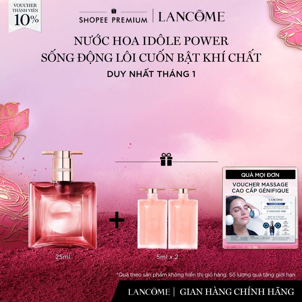Nước Hoa Lancome Idole Power 25ml Sống Động Lôi Cuốn Bật Khí Chất