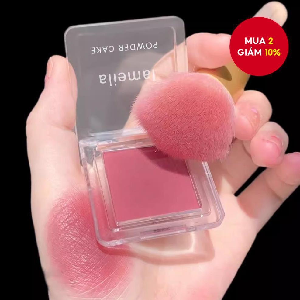 Bảng phấn má hồng đơn sắc 6 màu LAMEILA Độ bão hòa thấp, màu khỏa thân tự nhiên cho vẻ ngoài không trang điểm dễ dàng