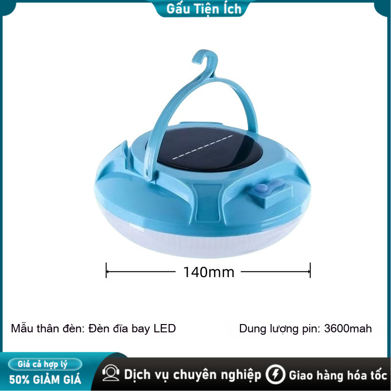 Đèn chiếu sáng đĩa bay năng lượng mặt trời OOKAS, 8-10 giờ - Đèn đĩa bay， Năng lượng mặt trời ，Sạc t