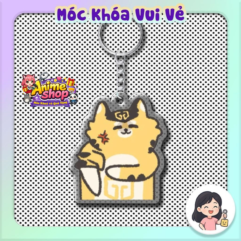 Móc Khoá Acrylic GenG Icon Chibi Cute GenG25 MSI Chovy Zeus Ruler Duro Canyon Trang Trí Túi Sách, Ba