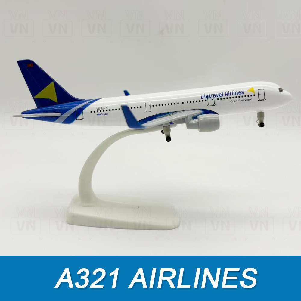 Mô hình máy bay D4 A320, A321, A330, 777, 787-VNA, Vietjet, Bamboo - Có bánh xe, ảnh thật, cao cấp