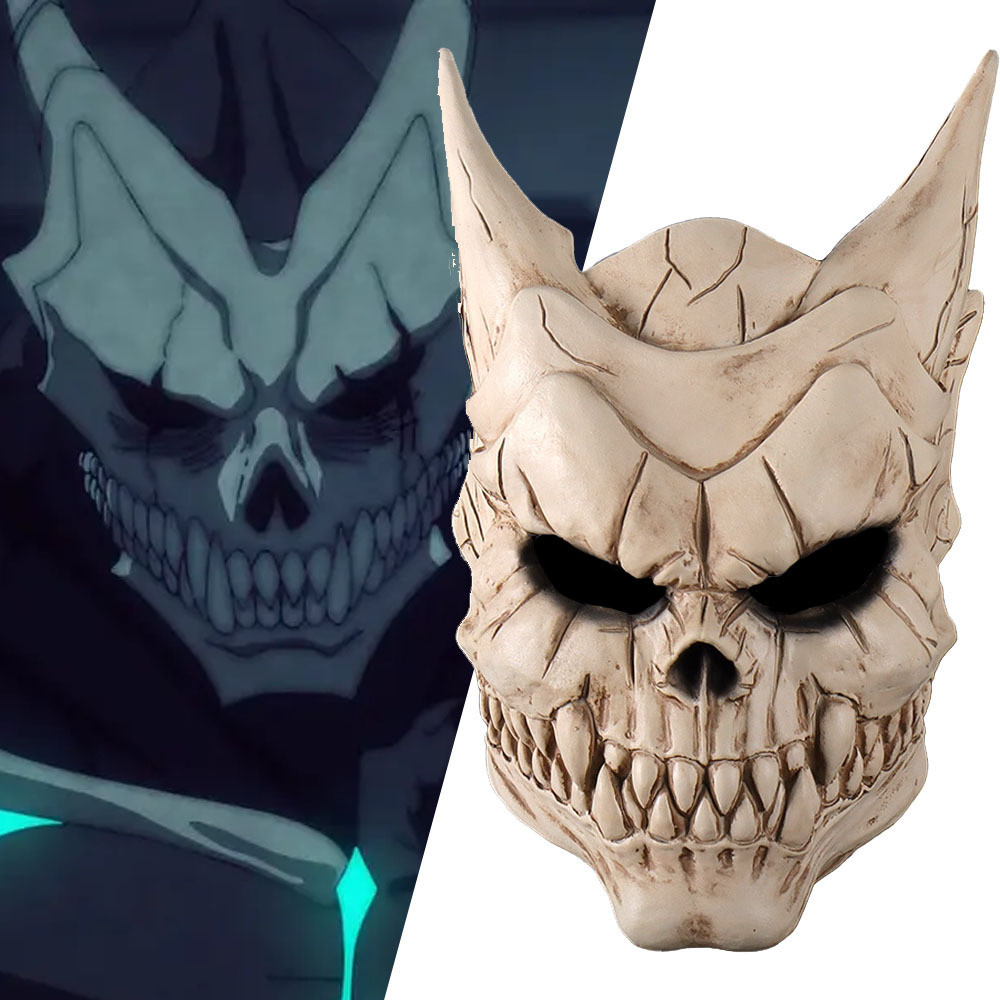 Quái vật người Nhật Bản No. 8 Kaiju No 8 Hibino Kaiju Kaiju Mặt nạ cao su Halloween cos Chơi Mũ đội 
