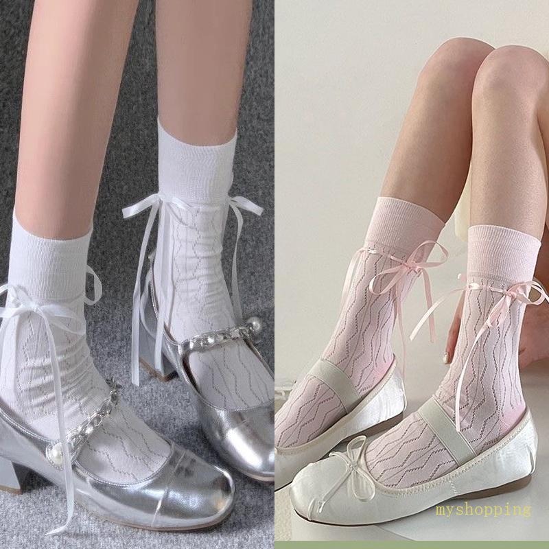 Tất cà vạt ba lê Ivy Lolita JK giữa bắp chân