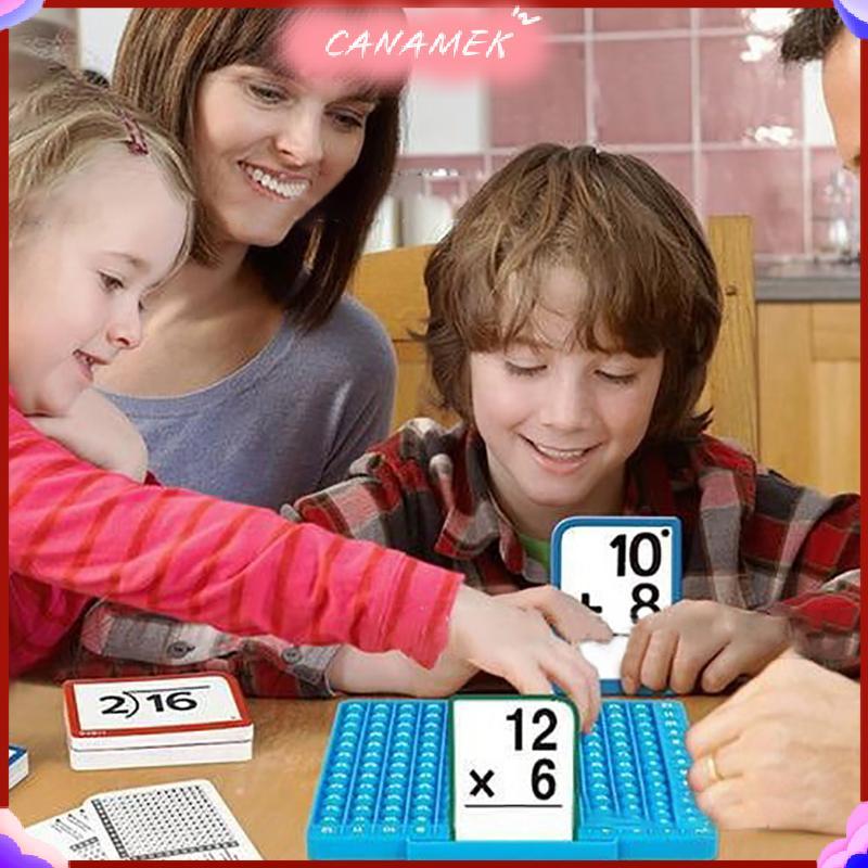 CANAMEK Nhân Thẻ Flash Bảng Toán Toán Toán Thao Tác Toán Học Thẻ Flash Toán Trò Chơi Toán Cho Trẻ Em